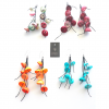 FLORAL HAPPINESS in Turquoise - Handmade Earrings
